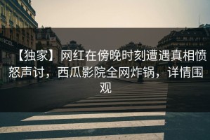 【独家】网红在傍晚时刻遭遇真相愤怒声讨，西瓜影院全网炸锅，详情围观